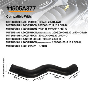 Manguera de Admisión/Salida del Intercooler para Mitsubishi L200 Triton IV, Pajero Montero Sport, Nativa <span class=keywords><strong>II</strong></span> 2008-2016 4D56 2.5D KA4T - Product Image 3