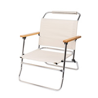 Chaise de loisirs en aluminium durable, pliable, design portable pour mobilier de patio, camping, cuisine, pêche, jardin, événements, voyage