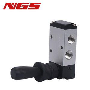 Katup kontrol mekanis udara Manual 5/2 tuas tangan dioperasikan bagian pneumatik 4H210-08 1/4 Cylinder 3H210-08 silinder Cylinder - Product Image 4