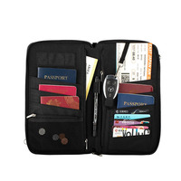 Dompet Paspor Anti RFID Grosir, Organizer Dokumen Perjalanan Multifungsi, Dompet Kartu Tiket Tahan Air Portabel