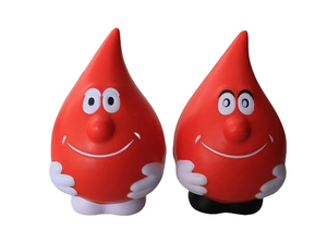 Pu Foam Anti Shaped Custom Logo Promotional <b>Gifts</b> Relieve Ball Stress Water Drop in Stock - Product Image 6
