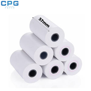 Rouleau d'étiquettes thermiques à forte adhérence pour imprimante portable, papier de reçu sans BPA 57x40 55 g/m² pour les commerces à emporter – Approvisionnement direct usine - Product Image 6