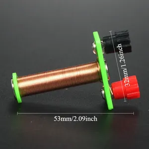 Vật lý thí nghiệm thiết bị châm điện cho giáo dục khoa học phòng thí nghiệm-uncharged cuộn dây mô hình với dây đồng - Product Image 2