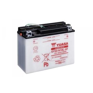 แบตเตอรี่มอเตอร์ไซค์ยูอาสะ รุ่นใหม่ SY50 N18L 12V 20Ah 240Wh ไม่ต้องบำรุงรักษา - Product Image 1