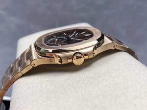 Reloj de Lujo de 41 mm, Oro Rosa, Mecánico, Super Calidad, Resistente al Agua, Fábrica PPF, Movimiento 5712 240, Multifunción, Fase Lunar - Product Image 5