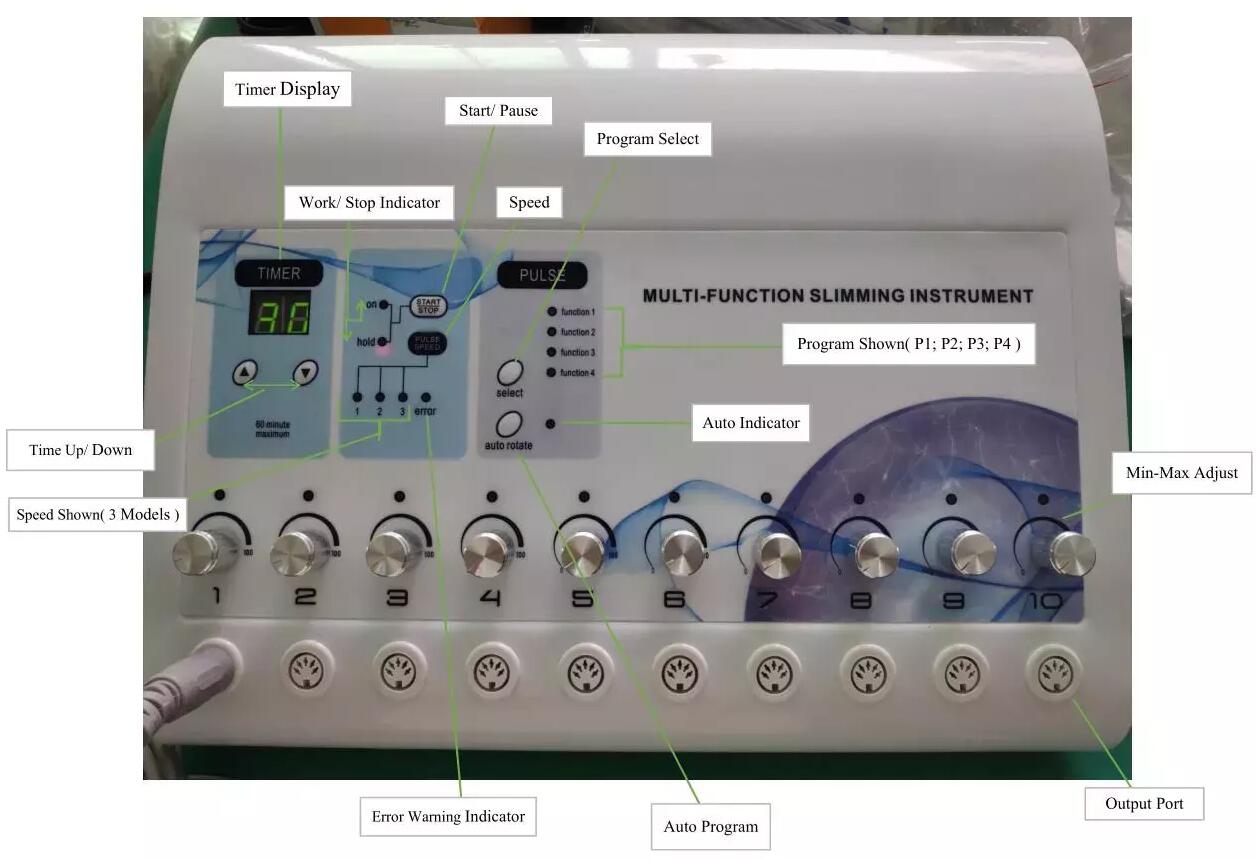 electric muscle stimulator ems infrared fitness weight loss