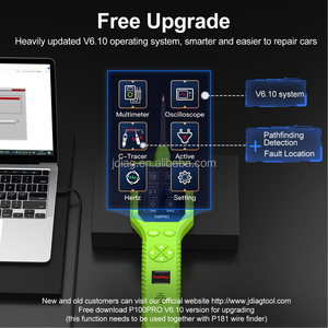 TopDiag P100 Pro Automotive Power Probe <span class=keywords><strong>Tester</strong></span> Digitaler LED-Schaltkreis Batterie <span class=keywords><strong>tester</strong></span> 1 Jahr LKW-Diagnose werkzeuge Aktualisiert - Product Image 6
