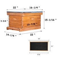 Holz-Bienenstöcke für 8 und 10 Rähmchen, Langstroth-Bienenstock