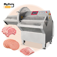 Machine à découper le bœuf électrique professionnelle MY, machine à trancher la viande de canard, grande trancheuse à saucisses pour le bacon