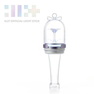 KPOP ILLIT Oficial Bluewave CD Light Stick, Artículos de Regalo para Fans del Grupo Femenino Coreano, para Animar en Conciertos - Product Image 1