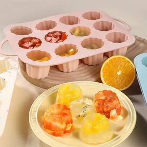 Moule à gâteau en silicone à 12 cavités, sans BPA, pour muffins, cupcakes, mousses, gelées et puddings – Offre spéciale - Product Image 2