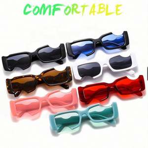 Gafas de Sol de Moda para Mujer, Montura Pequeña, Colores Dulces, Protección UV400, Rectangulares, Novedad 2021 - Product Image 2