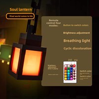 Lampe de nuit LED design pixel, style dessin animé, avec télécommande, idéale pour chambre de jeu, décoration murale chambre d'enfant, cadeau de Noël cool