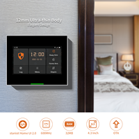 WiFi GSM Tuya Système d'alarme de sécurité domestique intelligent 433MHz Dispositif d'alarme sans fil supportant la mise à niveau OTA