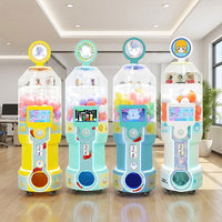 Capsule cadeau en plastique à monnayeur, mini, personnalisable, avec interface en anglais, pour distributeur de jouets, aire de jeux pour enfants et centre commercial