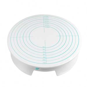 Supporto Girevole per Torte in Plastica da 12 Pollici, Rotazione a 360 Gradi con Freno, Espositore per Cupcake - Product Image 2