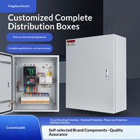 Ensemble complet personnalisé, coffret électrique triphasé 380V IP55 étanche, armoire électrique, éclairage public, contrôle et distribution de l'éclairage