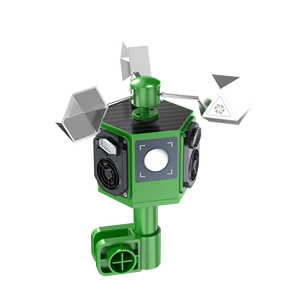 Répulsif solaire à ultrasons contre les parasites Sonic Bird Sparrow pour la ferme Réflecteurs d'oiseaux alimentés par le vent Dispositifs d'effarouchement pour l'extérieur - Product Image 4