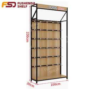 חם מתכת למכירה מדפי מעמד 1 דולר חנות נייחת עבור סופרמרקט וקיר עץ מדף miniso מציג - Product Image 5