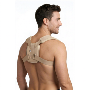 Correcteur de posture dorsal en mousse respirant et pliable avec sangles rembourrées pour une alignement complet du dos – Ceinture de soutien pour adulte - Product Image 1