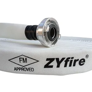 ZYfire 400psi Doppel mantel TPU Futter Layflat Water Transmission Feuerwehr schlauch zur Brand bekämpfung und Wasser ableitung