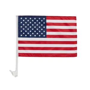 Groothandel Custom Embleem Verenigde Staten Van Amerika American Usa Us Auto Raam Vlag