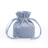 Sac à cordon en velours à fond rond Poche à cordon en velours Colorful Jewelry Gift Wedding Candy Drawstring Storage Bag