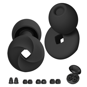4 tailles de bouchons d'oreille en mousse filtrante <span class=keywords><strong>Anti</strong></span>-<span class=keywords><strong>bruit</strong></span> Insonorisation Bouchons d'oreille de sécurité Protection auditive Réutilisable Silencieux 2 bouchons d'oreille - Product Image 3
