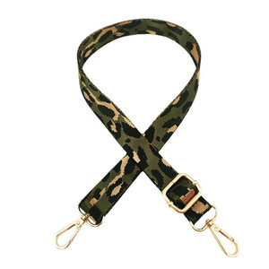 2.5 cm רחב גליטר Leopard מתכוונן תיק כתף Crossbody תיק ארנק ניילון גיטרה טלפון החלפת רצועה - Product Image 6
