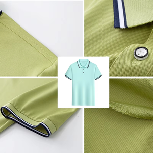Abbigliamento equestre in seta ghiaccio, polo estive da uomo traspiranti e ad asciugatura rapida, top da equitazione per cavaliere - Product Image 4