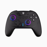 Control Inalámbrico para Nintendo Switch/PC/Android con Joystick de Efecto Hall, Giroscopio de Seis Ejes y Luz RGB