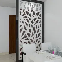 Алюминиевый дизайн перегородки для гостиной, декоративный интерьер, металлические панели для разделения стен, перегородка для спальни