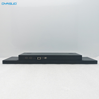 Layar LCD Ultra Wide Screen Stretched Bar untuk Iklan, Digital Signage Berbasis Cloud Android dengan CMS untuk Pusat Perbelanjaan, Ukuran 19-48 Inci