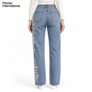 Wholesale womens jeans Bootcut jeans Stretch denim jeans Private Label Supplier for US Fashion Brands - Product Image 3