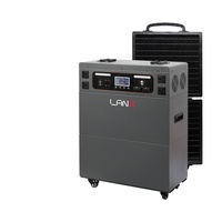 Offre spéciale Vente en gros Prix bon marché Stockage de l'énergie 5000W Système d'énergie solaire Fer Maison Centre commercial extérieur Centrale solaire