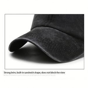 Gorra de Béisbol para Entusiastas de los Jeans Usados al por Mayor, Gorra de Papá, Gorra de Camionero, Se Puede Personalizar con Logotipo - Product Image 4