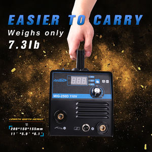 เครื่องเชื่อมโลหะแบบแท่ง3 in 1เครื่องเชื่อมฟลักซ์และ MMA NBC 250 IGBT <span class=keywords><strong>MiG</strong></span> 110V USA DC อินเวอร์เตอร์แบบไม่ใช้แก๊ส - Product Image 5