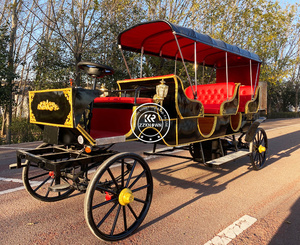 Customized Wedding Royal Horse Drawn Carriage Wagon Sightseeing Steel Frame 400KG Max Payload for Sale - Product Image 2