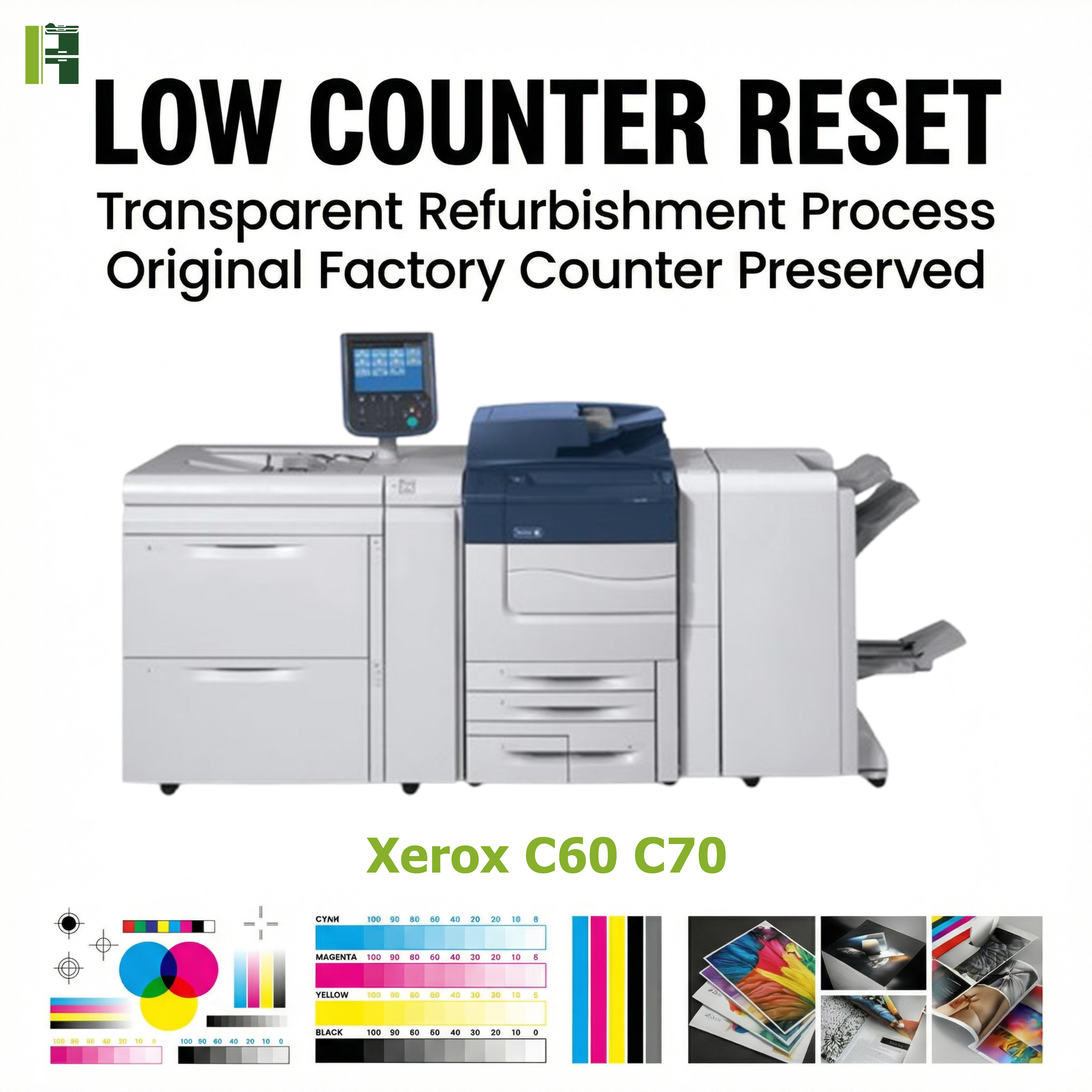 REOEP Large Scale Professional Photo Printer Color Press for Xerox C60 C70 Machines