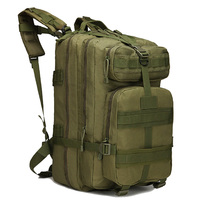 Sac à dos tactique de randonnée AYPPRO 35L avec support de cadre externe, sac à dos en nylon imperméable camouflage pour le trekking et le camping