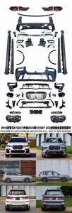 Para <span class=keywords><strong>BMW</strong></span> X7 G07 2019-2022 actualización a 2024 LCI Sport parachoques delantero y trasero parrilla faros y luces traseras - Product Image 6