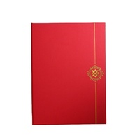 Carpeta de Presentación de Papel Cartón Resistente con Logotipo Personalizado, Funda para Certificado de Grado, Porta Diplomas de 8.5 x 11 Pulgadas