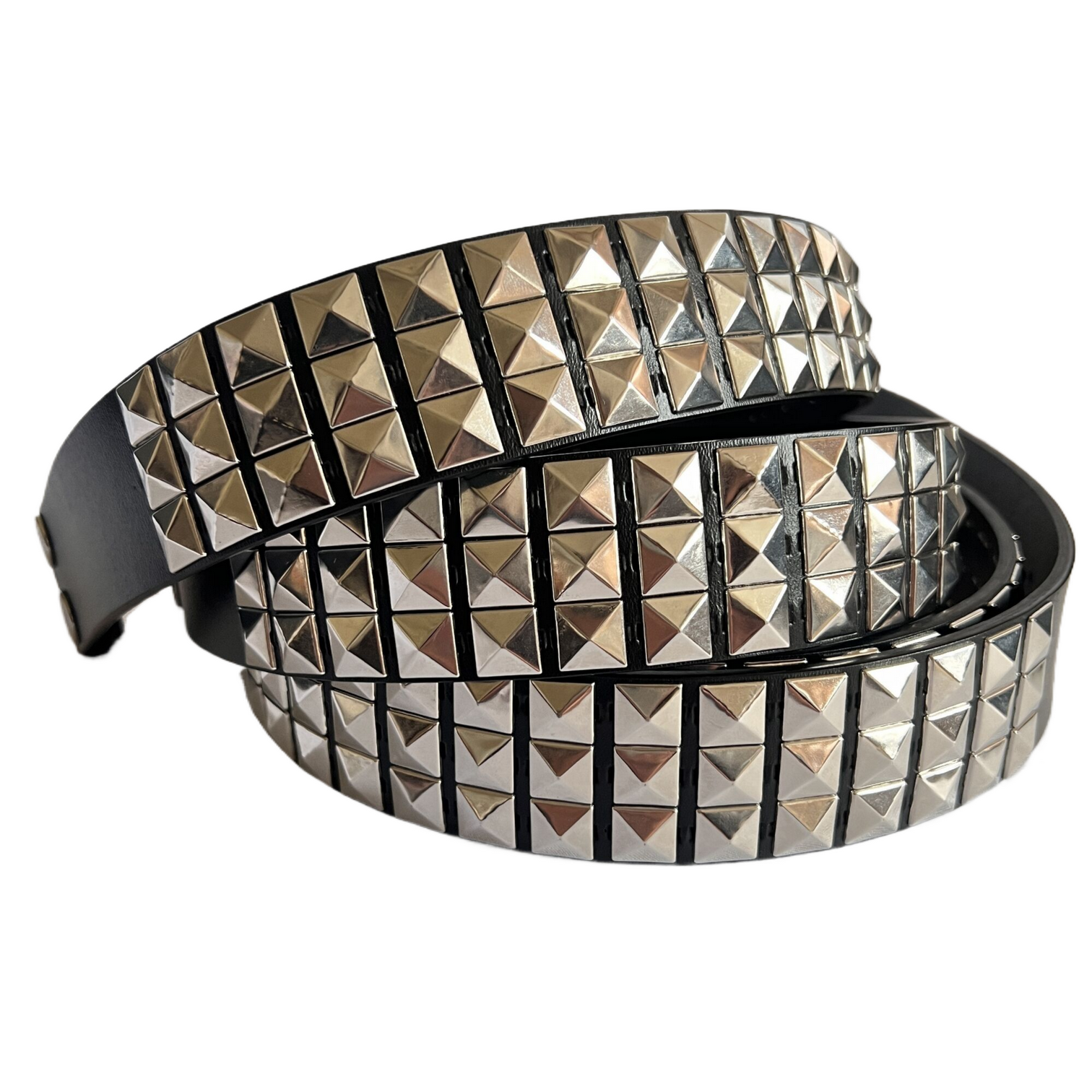 Pyramid Rivet Belts Strap Punk Leather studded Western Belt