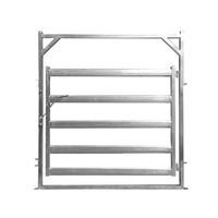 Paneles de Cerca para Ovejas de Acero al Carbono Galvanizado en Caliente de 6 Pies, Cercas para Ganado, Puertas para Granjas, Corrales de Seguridad para Animales