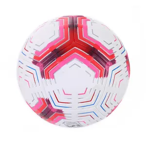 High Quality Pink Tpu Pu Thermal Bonded Bola De Futebol Football Soccer Balls Size 3 4 5 Custom Soccer Ball