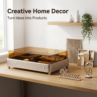 Machine de gravure et de découpe au laser à diode 20W pour atelier artisanal, bois, cuir, contreplaqué, enseignes et petits lots de produits personnalisés