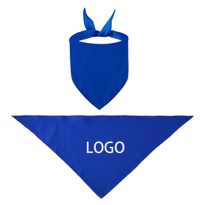 Factory Price Sublimation <b>Printed</b> Solid Color Custom Logo Pet Kerchief Dog scarves Triangle Bib Dog Bandana - Product Image 3