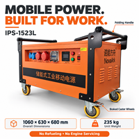 Alimentation électrique mobile robuste IPS1523L 15KW 23kWh, stockage de batterie industriel pour les secours d'urgence, la construction en extérieur