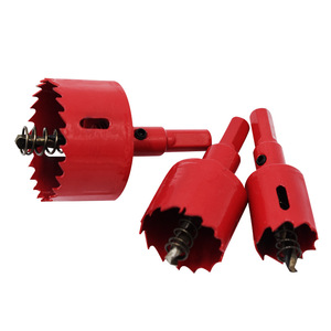 Guest Quality Hole <b>Saw</b> Set 3pc Steel Bimetallic For Wood Plasterboard PVC Pipe Speaker Drilling Multi Functional - Product Image 1