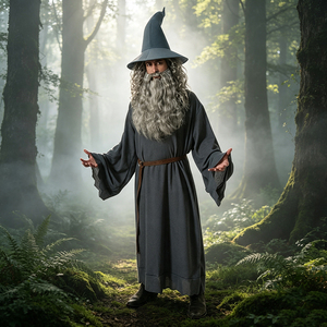 Disfraz de <span class=keywords><strong>Beetlejuice</strong></span> para Adultos, Traje de Blazer y Pantalones a Rayas Verticales Blancas y Negras para Hombre, Disfraz de Halloween para Fiesta de Cosplay - Product Image 6